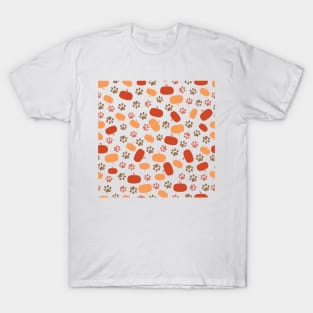 Pumpkin with paws T-Shirt